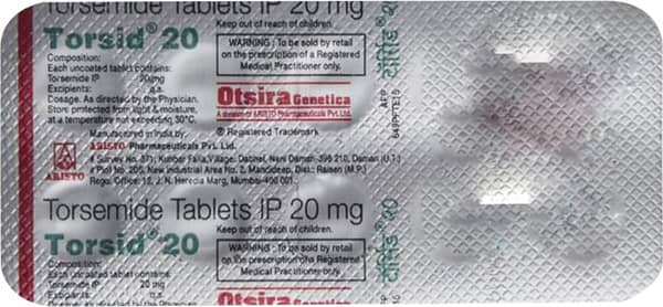 Torsid 20mg Strip Of 10 Tablets
