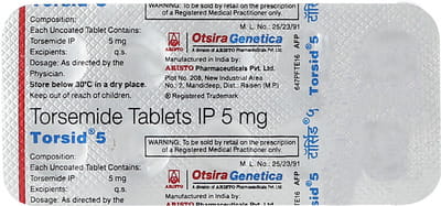 Torsid 5mg Strip Of 10 Tablets