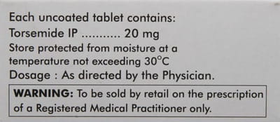 Torsinex 20mg Strip Of 10 Tablets