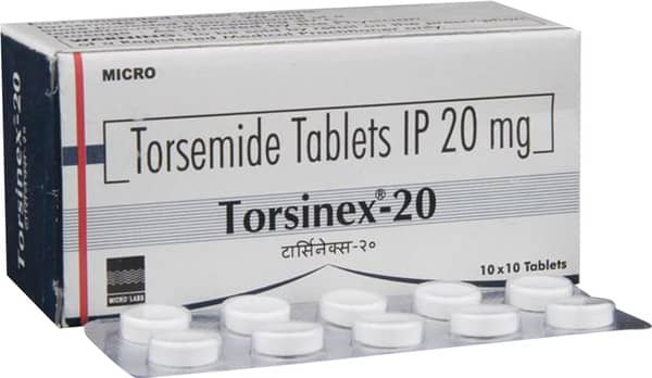Torsinex 20Mg Strip Of 10 Tablets