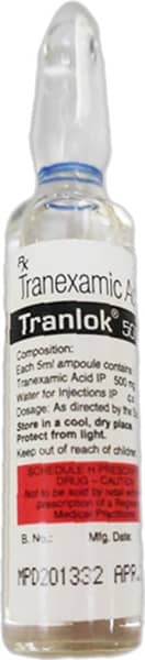 Tranlok 500Mg Injection 5Ml