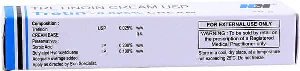 Tretin 0.025% Cream