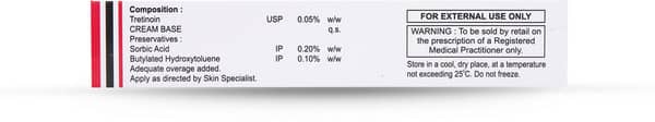 Tretin 0.05% Cream