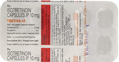 Tretiva 10mg Strip Of 10 Capsules