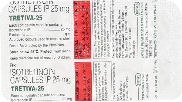 Tretiva 25mg Strip Of 10 Capsules