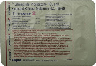 Triexer 2mg Strip Of 10 Tablets