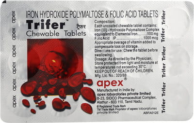 Trifer Strip Of 15 Tablets