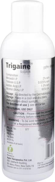Trigaine Bottle Of 60ml Solution