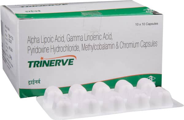 Trinerve Strip Of 10 Capsules