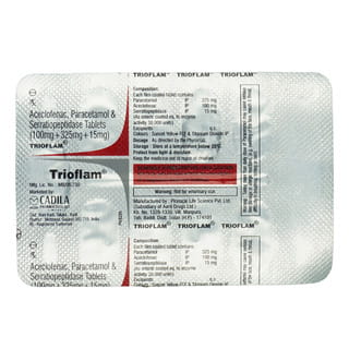 Trioflam Strip Of 10 Tablets