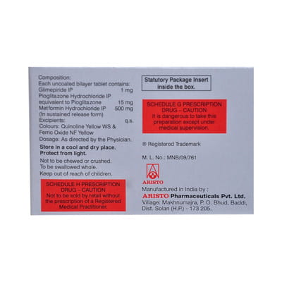 Triopil 1mg Strip Of 10 Tablets