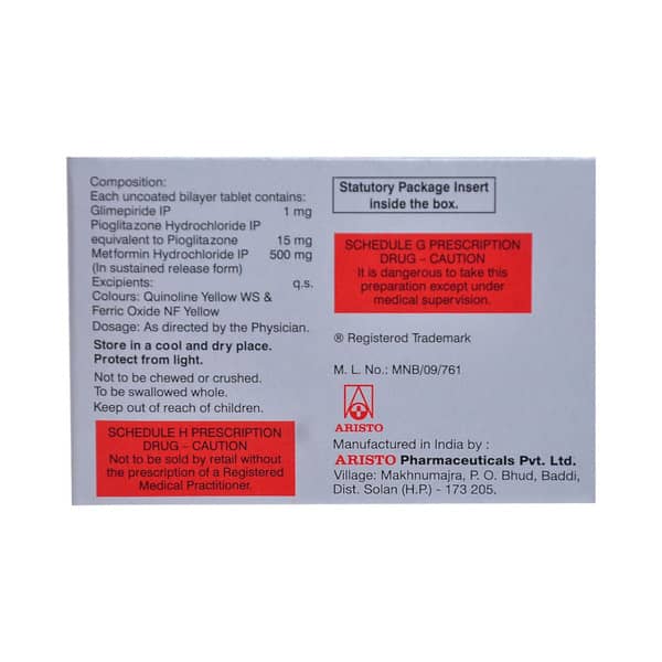 Triopil 1mg Strip Of 10 Tablets