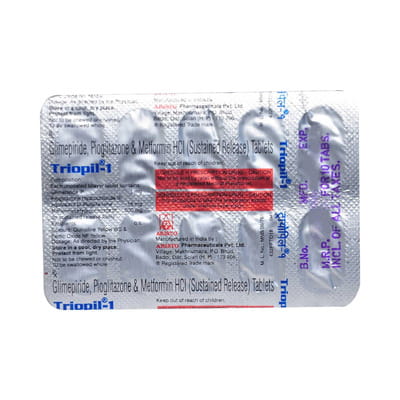 Triopil 1mg Strip Of 10 Tablets