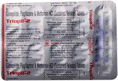 Triopil 2mg Strip Of 10 Tablets