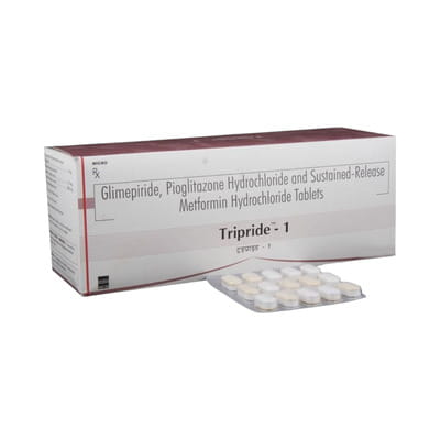 Tripride 1mg Strip Of 10 Tablets