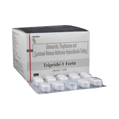 Tripride Forte 1mg Strip Of 10 Tablets