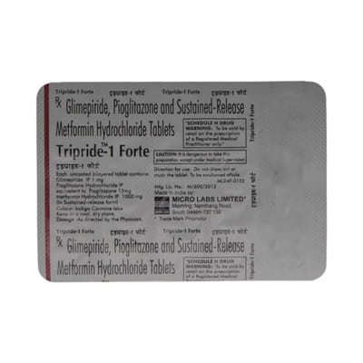 Tripride Forte 1mg Strip Of 10 Tablets