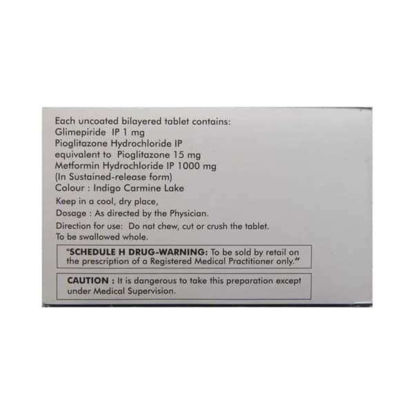 Tripride Forte 1Mg Strip Of 10 Tablets