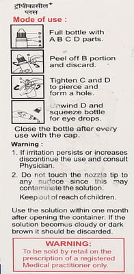 Tropicacyl Plus Bottle Of 5ml Eye Drops