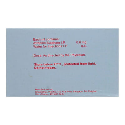 Tropine Ampoule Of 1ml Injection