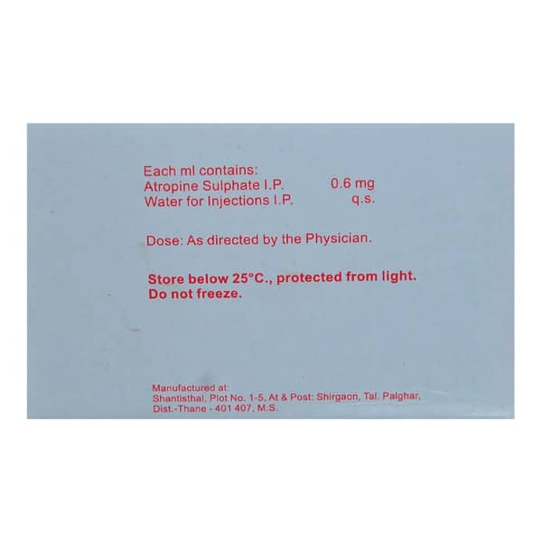 Tropine Ampoule Of 1ml Injection