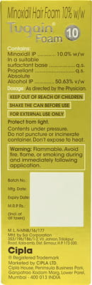 Tugain 10% Foam 60gm