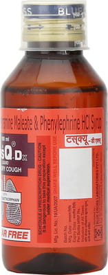 Tusq Dx Sugar Free Bottle Of 100ml Syrup