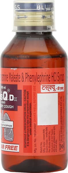 Tusq Dx Sugar Free Bottle Of 100ml Syrup
