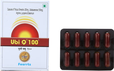 Ubi Q 100mg Strip Of 10 Capsules