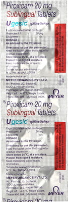 Ugesic 20mg Strip Of 10 Tablets