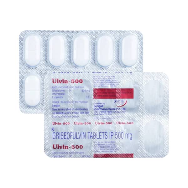 Ulvin 500mg Strip Of 10 Tablets