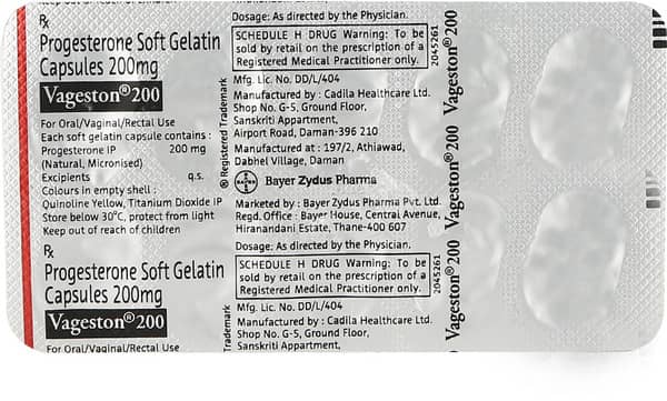 Vageston 200 Oral/Vaginal/Rectal Capsule