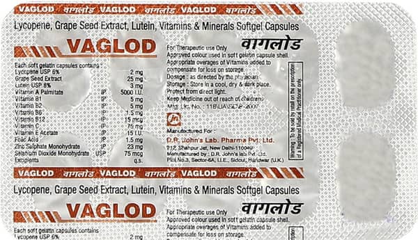 Vaglod Strip Of 10 Capsules