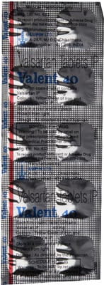 Valent 40mg Strip Of 10 Tablets