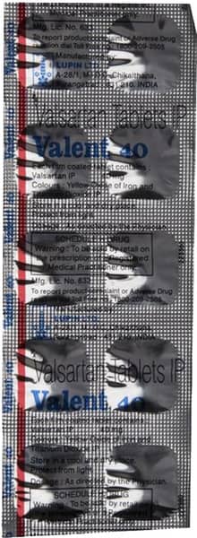 Valent 40mg Strip Of 10 Tablets