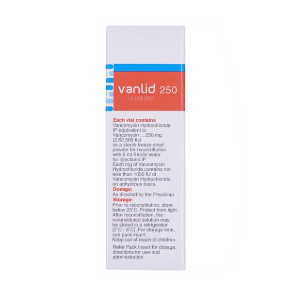 Vanlid 250Mg Dry Vial Of 1 Powder For Injection