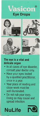 Vasicon Bottle Of 10ml Eye Drops