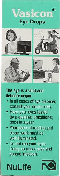 Vasicon Bottle Of 10ml Eye Drops