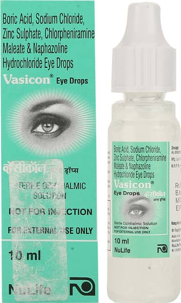 Vasicon Bottle Of 10ml Eye Drops