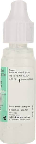 Vasicon Bottle Of 10ml Eye Drops