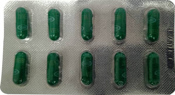Veenat 100Mg Strip Of 10 Capsules