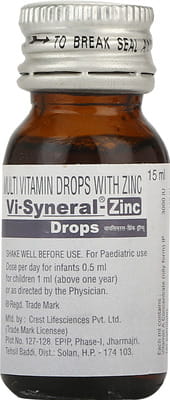 Visyneral Zinc Bottle Of 15ml Drops