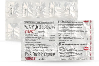Vibact Strip Of 10 Capsules