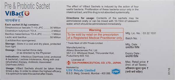 Vibact Sach 0.5gm