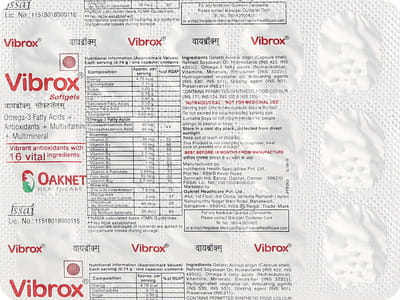 Vibrox Strip Of 15 Capsules