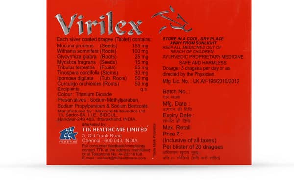 Virilex Strip Of 20 Tablets