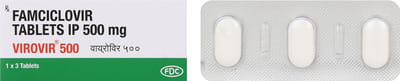 Virovir 500mg Strip Of 3 Tablets