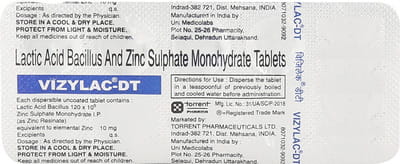 Vizylac Dt Strip Of 10 Tablets