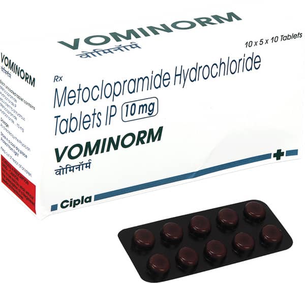 Vominorm 10mg Strip Of 10 Tablets