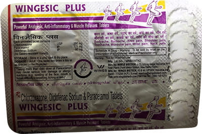 Wingesic Plus Strip Of 10 Tablets